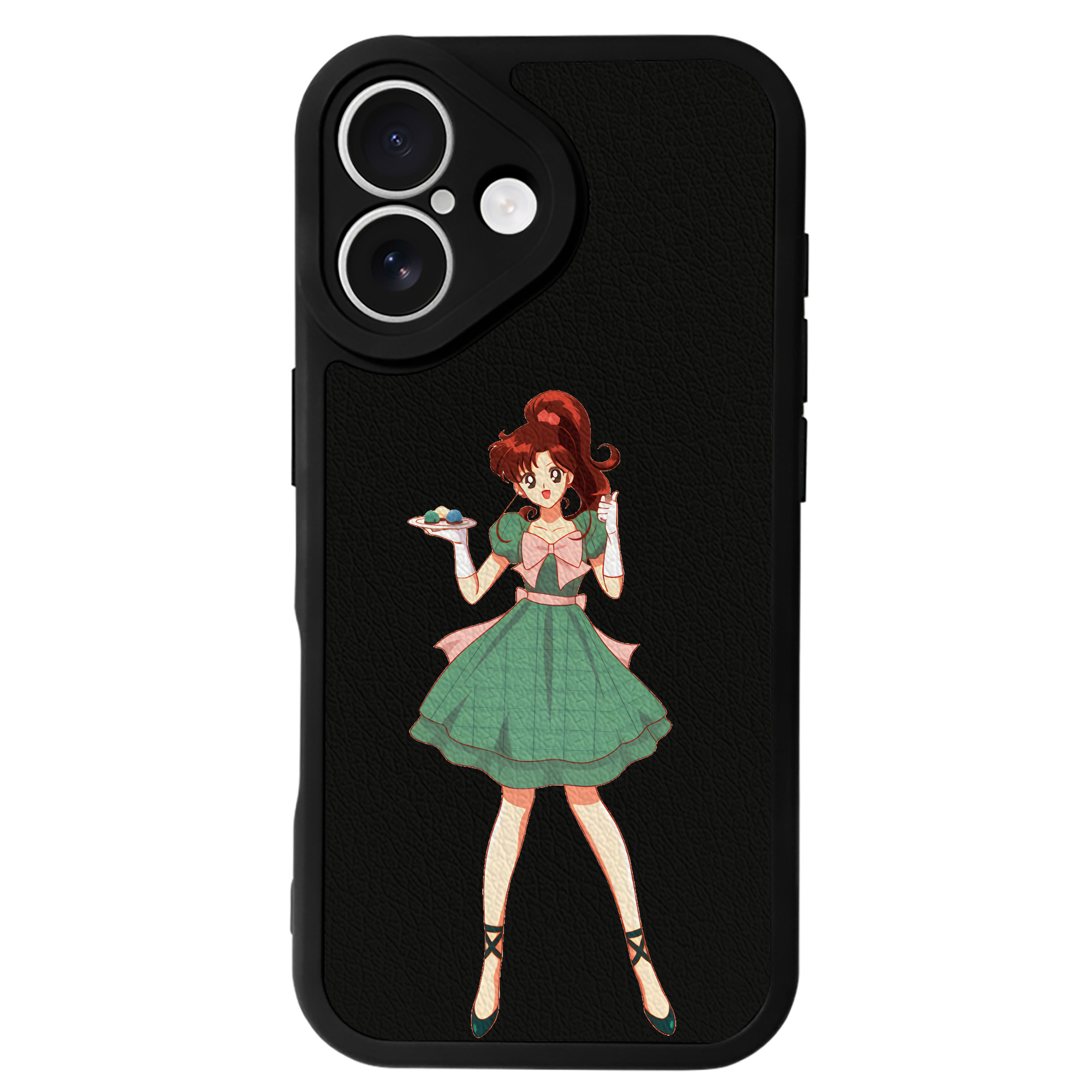 （画像用） 美少女戦士セーラームーン 木野 まこと きの まこと Sailor Moon Kino Makoto （セーラージュピター；Sailor Jupiter） 【iPhone 16シリーズ対応】シリコンスマホケース（レザー調） 材質：シリコン